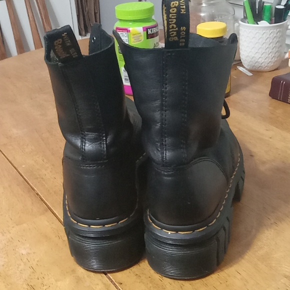 Dr. Martens Black Audrick 8-Eye Boots - Picture 3 of 16